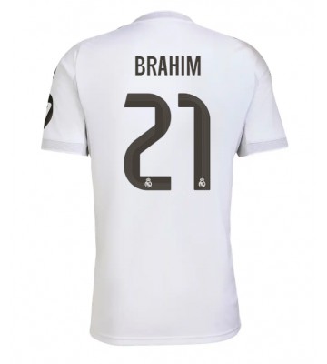 Real Madrid Brahim Diaz #21 Hjemmebanetrøje 2025-26 Kortærmet